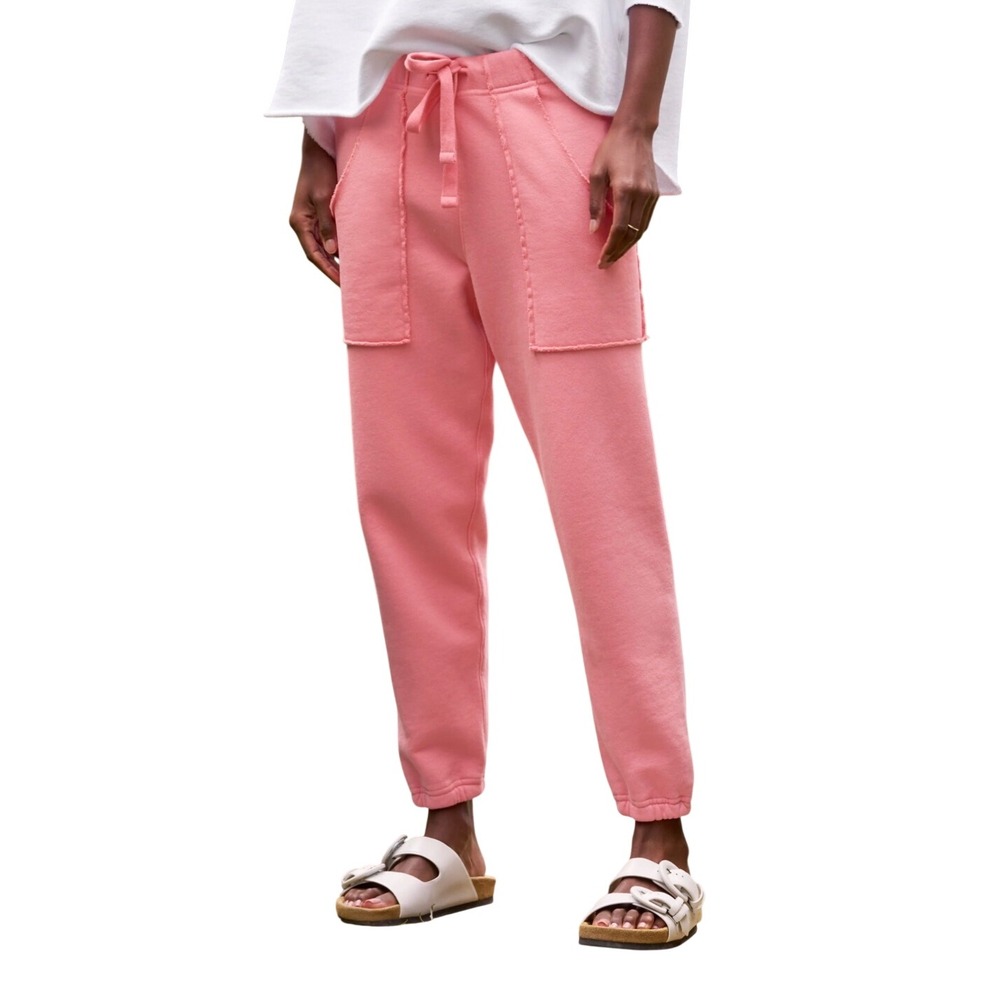 Frank & Eileen Eamon Triple Fleece Jogger Pants Watermelon Womens Size L